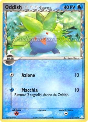073 / 110 Oddish Delta Species comune (IT) -NEAR MINT-