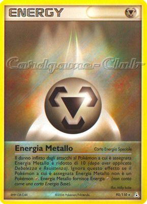 095 / 110 Energia Metallo rara (IT) -NEAR MINT-