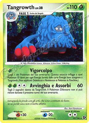 010 / 106 Tangrowth LIV.38 rara foil (IT) -NEAR MINT-