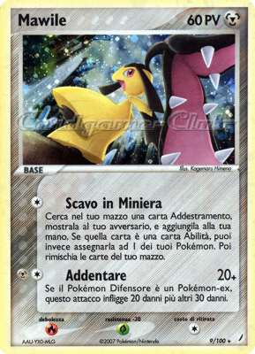 009 / 100 Mawile rara foil (IT) -NEAR MINT-