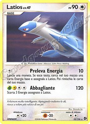 023 / 106 Latios LIV.47 rara (IT) -NEAR MINT-