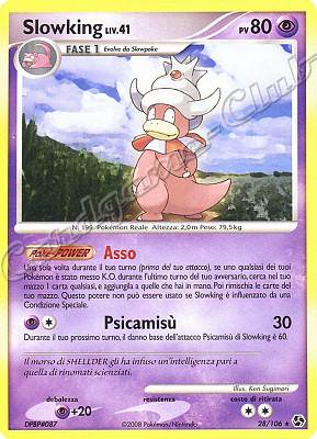 028 / 106 Slowking LIV.41 rara (IT) -NEAR MINT-
