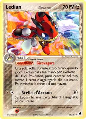 018 / 101 Ledian Specie Delta rara (IT) -NEAR MINT-