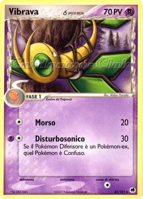 042 / 101 Vibrava Specie Delta non comune (IT) -NEAR MINT-