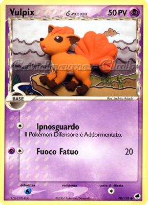 070 / 101 Vulpix Specie Delta comune (IT) -NEAR MINT-