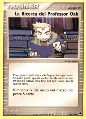 080 / 101 La Ricerca del Professor Oak non comune (IT) -NEAR MINT-