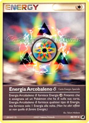 088 / 101 Energia Arcobaleno Delta non comune (IT) -NEAR MINT-