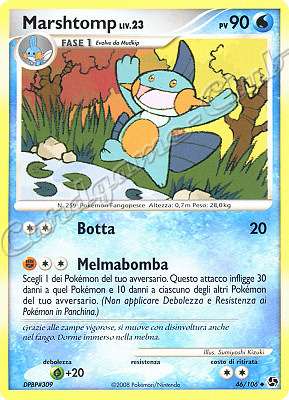 046 / 106 Marshtomp LIV.23 non comune (IT) -NEAR MINT-