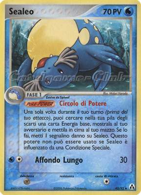 43 / 92 Sealeo non comune (IT) -NEAR MINT-