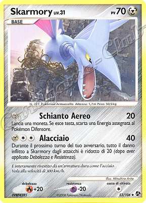 053 / 106 Skarmory LIV.31 non comune (IT) -NEAR MINT-