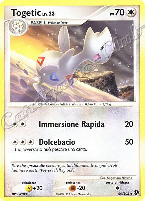 055 / 106 Togetic LIV.23 non comune (IT) -NEAR MINT-