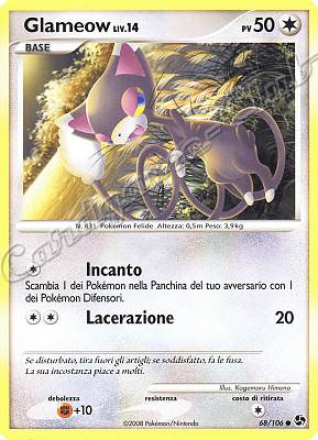 068 / 106 Glameow LIV.14 comune (IT) -NEAR MINT-