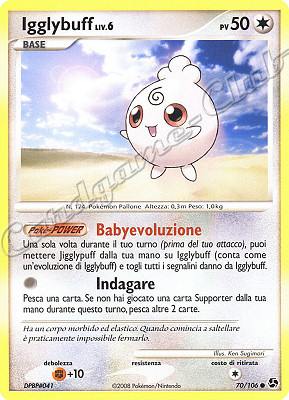 070 / 106 Igglybuff LIV.6 comune (IT) -NEAR MINT-