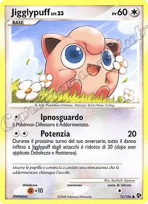 072 / 106 Jigglypuff LIV.23 comune (IT) -NEAR MINT-