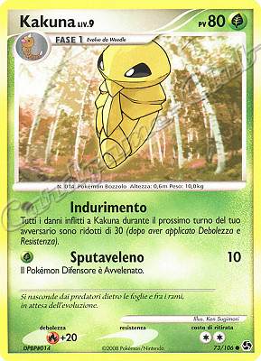 073 / 106 Kakuna LIV.9 comune (IT) -NEAR MINT-