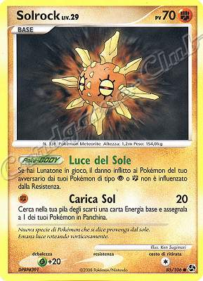 085 / 106 Solrock LIV.29 comune (IT) -NEAR MINT-