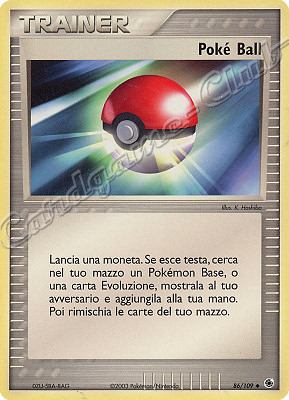 086 / 109 Poke' Ball non comune (IT) -NEAR MINT-