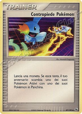 087 / 109 Contropiede Pokemon non comune (IT) -NEAR MINT-