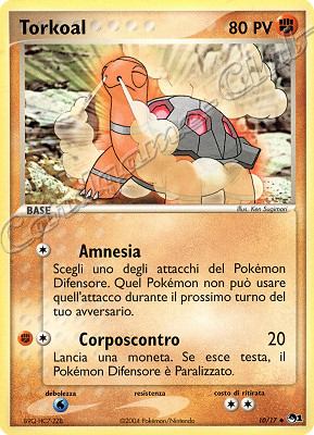 10 / 17 Torkoal non comune (IT) -NEAR MINT-