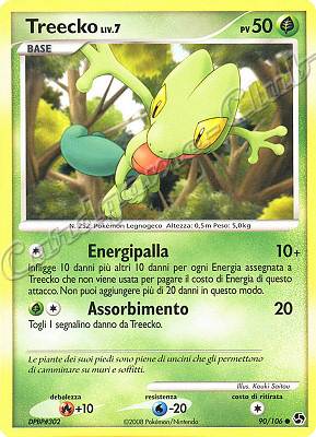 090 / 106 Treecko LIV.7 comune (IT) -NEAR MINT-