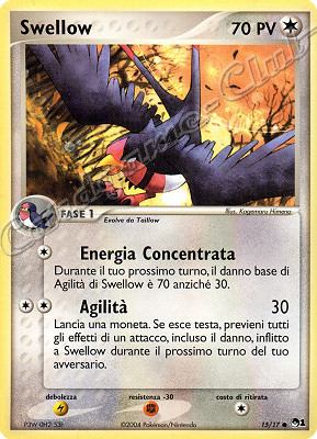 15 / 17 Swellow comune (IT) -NEAR MINT-