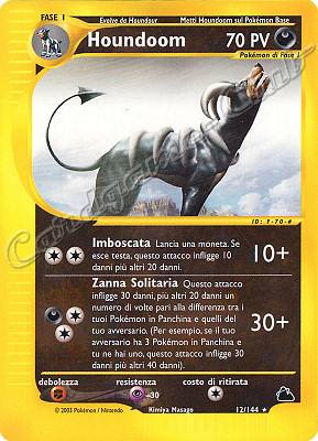 012 / 144 Houndoom rara (IT) -NEAR MINT-