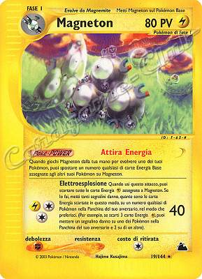 019 / 144 Magneton F- 65 rara (IT) -NEAR MINT-