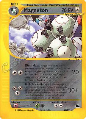 020 / 144 Magneton F- 71 rara (IT) -NEAR MINT-