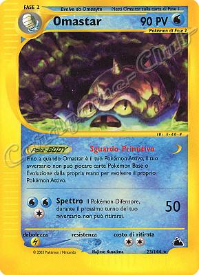 023 / 144 Omastar rara (IT) -NEAR MINT-