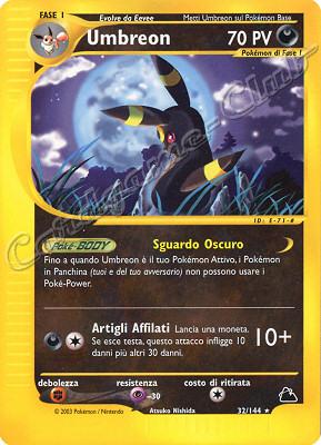 032 / 144 Umbreon rara (IT) -NEAR MINT-