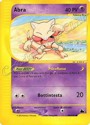 046 / 144 Abra comune (IT) -NEAR MINT-