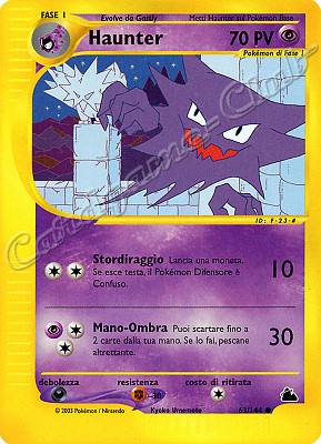 063 / 144 Haunter comune (IT) -NEAR MINT-