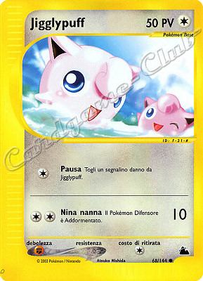 068 / 144 Jigglypuff comune (IT) -NEAR MINT-