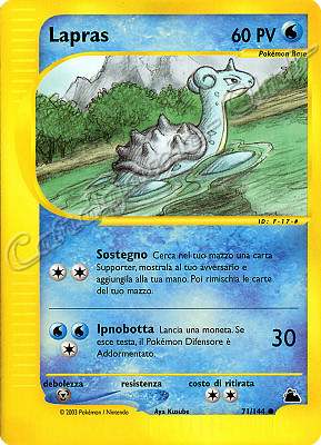 071 / 144 Lapras comune (IT) -NEAR MINT-