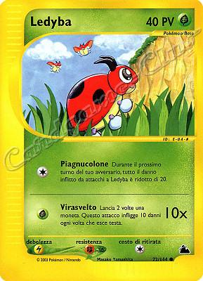 072 / 144 Ledyba E- 04 comune (IT) -NEAR MINT-