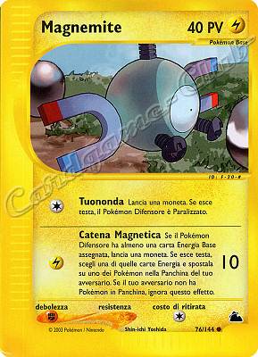 076 / 144 Magnemite comune (IT) -NEAR MINT-