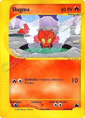 099 / 144 Slugma  F-12 comune (IT) -NEAR MINT-