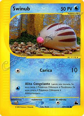 107 / 144 Swinub F- 18 comune (IT) -NEAR MINT-