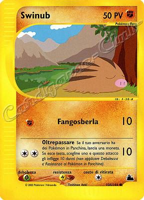 108 / 144 Swinub F- 30 comune (IT) -NEAR MINT-