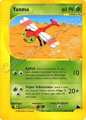 116 / 144 Yanma comune (IT) -NEAR MINT-