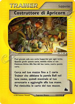121 / 144 Costruttore di Apricorn non comune (IT) -NEAR MINT-