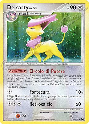 004 / 127 Delcatty LIV.53 rara foil (IT) -NEAR MINT-