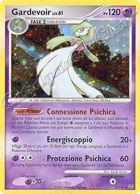 008 / 127 Gardevoir LIV.61 rara foil (IT) -NEAR MINT-