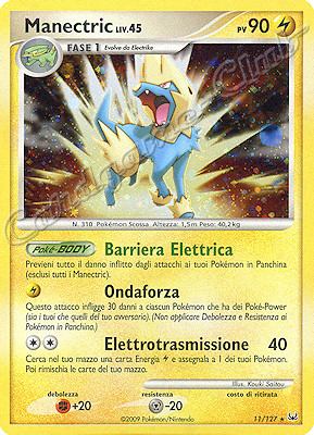 011 / 127 Manectric LIV.45 rara foil (IT) -NEAR MINT-