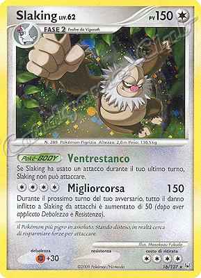 016 / 127 Slaking LIV.62 rara foil (IT) -NEAR MINT-