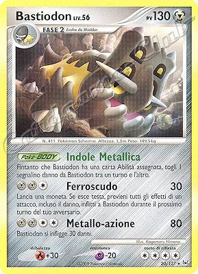 020 / 127 Bastiodon LIV.56 rara (IT) -NEAR MINT-