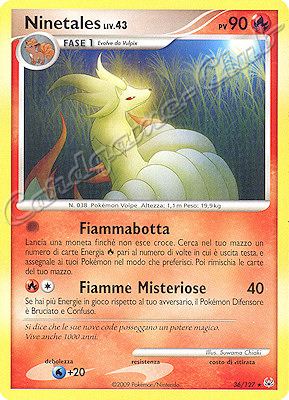 036 / 127 Ninetales LIV.43 rara (IT) -NEAR MINT-