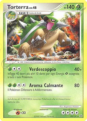 039 / 127 Torterra LIV.48 rara (IT) -NEAR MINT-