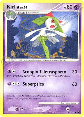 051 / 127 Kirlia LIV.24 non comune (IT) -NEAR MINT-