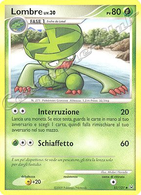 052 / 127 Lombre LIV.30 non comune (IT) -NEAR MINT-